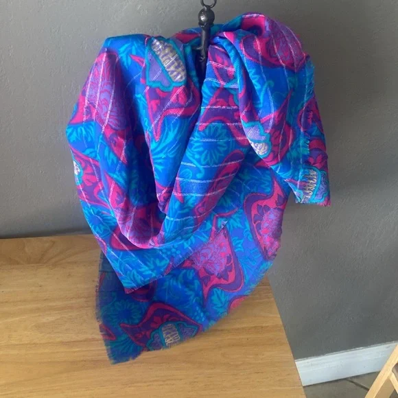 Vintage rare Axcess Rayon Scarf NWOT